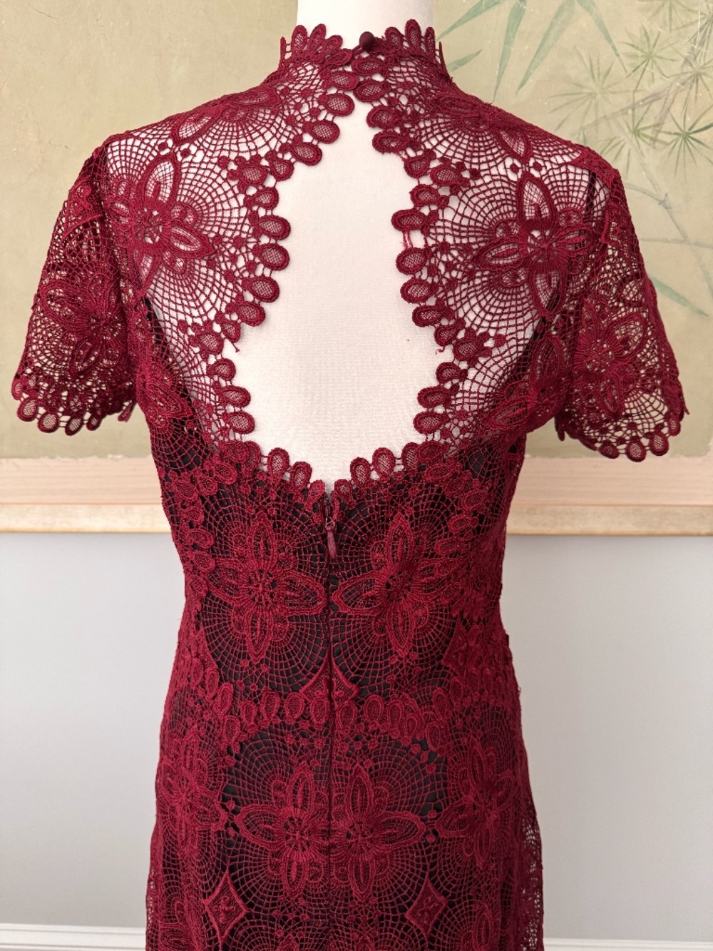 NWT Red Lace Evening Gown by Cathering Deane